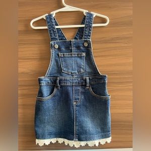 Old Navy Girls Jean skirt overall
